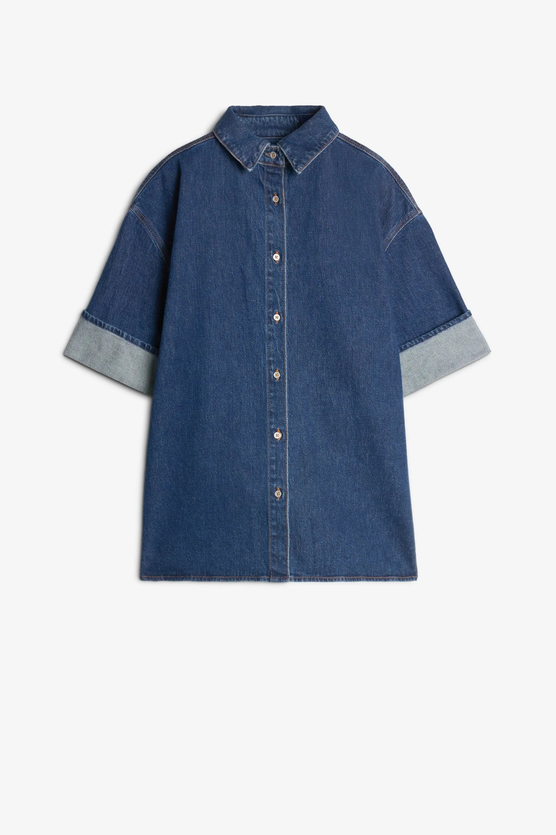 7 For All Mankind_Dark Blue_Mankind Nina Cuffed Overshirt_7UK40C10_1BM_08
