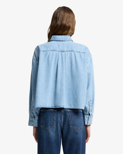 7 For All Mankind_Mid Blue_Weightless Denim Nina Cropped Shirt_7UL10E38_1BA_04