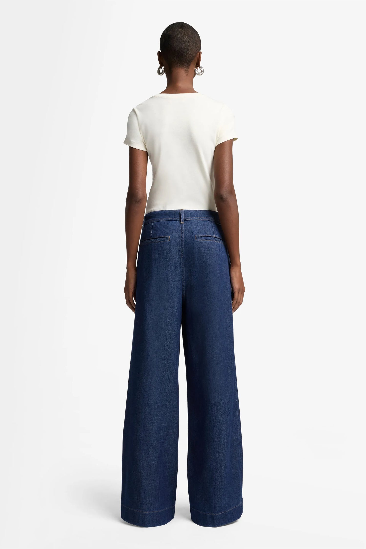 7 For All Mankind_Dark Blue_Pleated Trouser in Weightless_7UL30R70_1A9_03