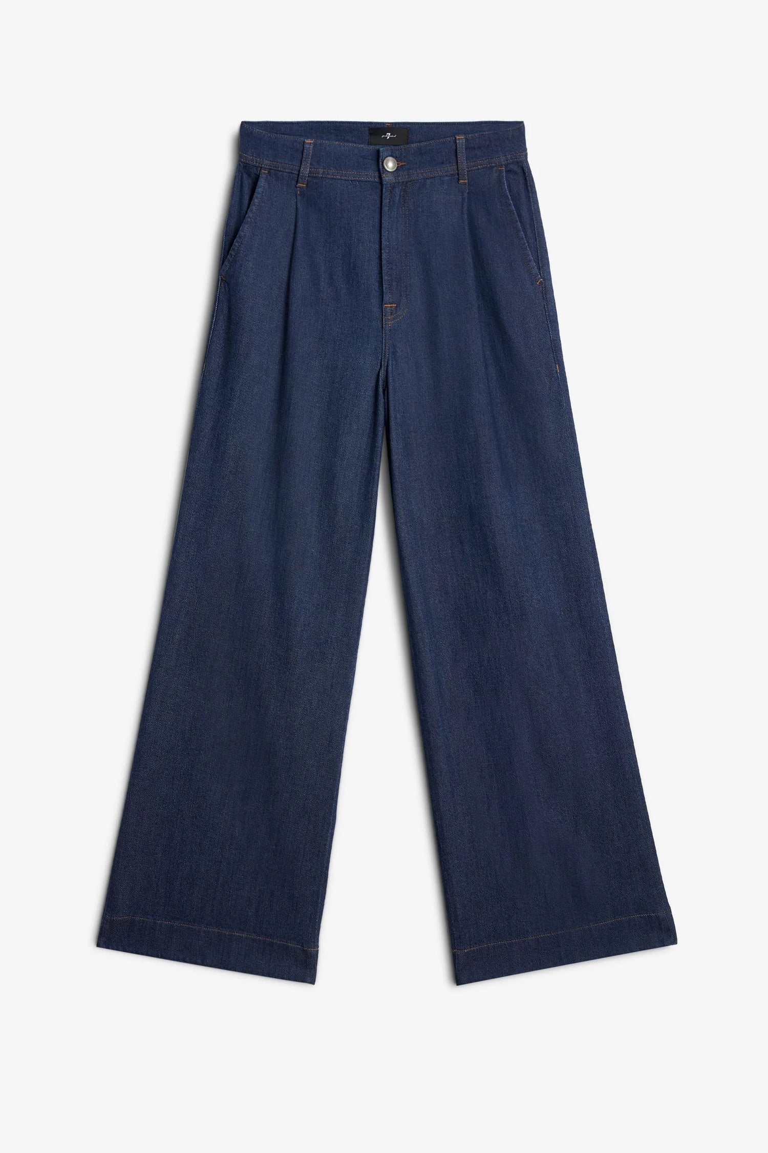 7 For All Mankind_Dark Blue_Pleated Trouser in Weightless_7UL30R70_1A9_06