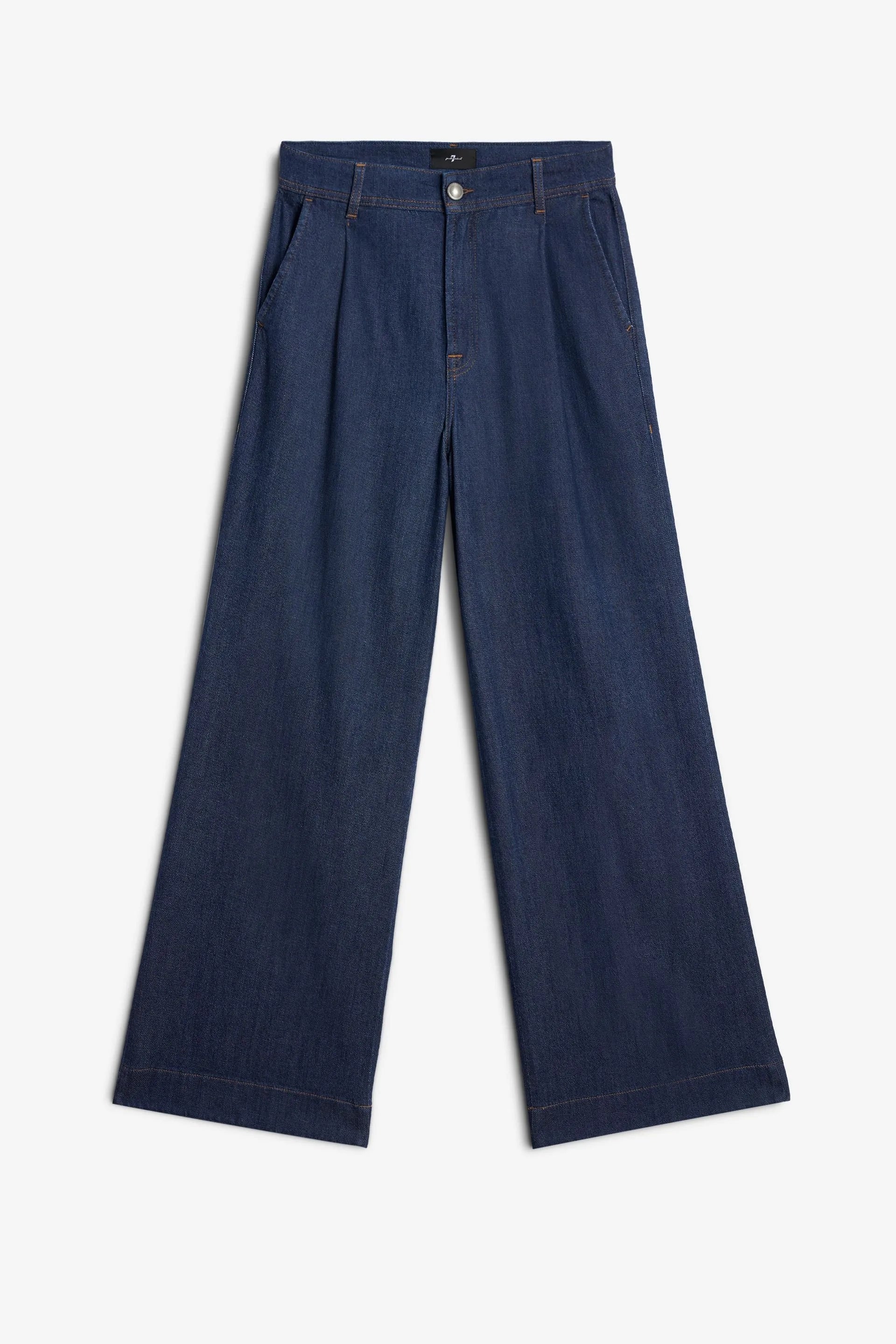 7 For All Mankind_Dark Blue_Pleated Trouser in Weightless_7UL30R70_1A9_06