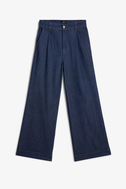 7 For All Mankind_Dark Blue_Pleated Trouser in Weightless_7UL30R70_1A9_06