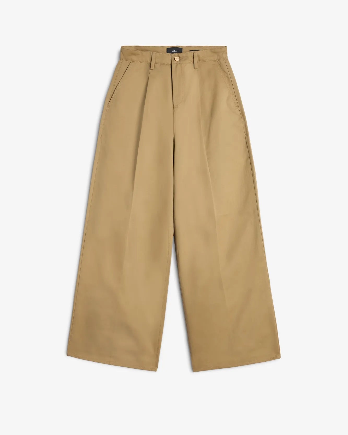 7 For All Mankind_Beige_Pleated Wide Trouser in Comfort Twill_7UX20F07_1A8_06