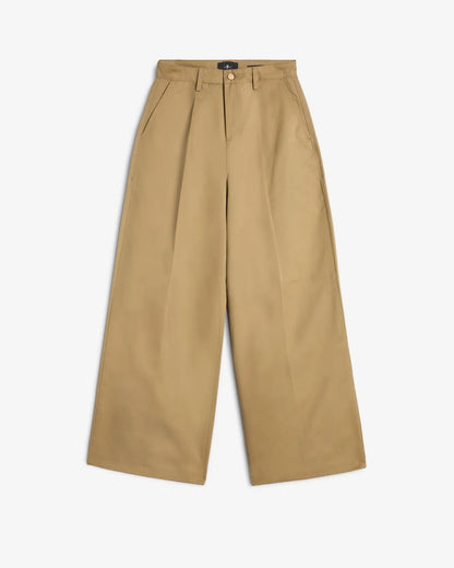 7 For All Mankind_Beige_Pleated Wide Trouser in Comfort Twill_7UX20F07_1A8_06