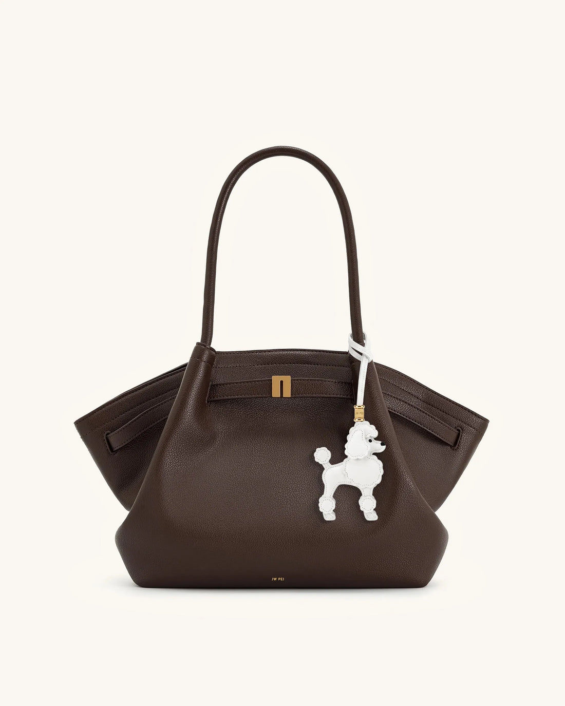 JW Pei White Women Poodle Bag Charm SKU: 7W108-2_White Image 02