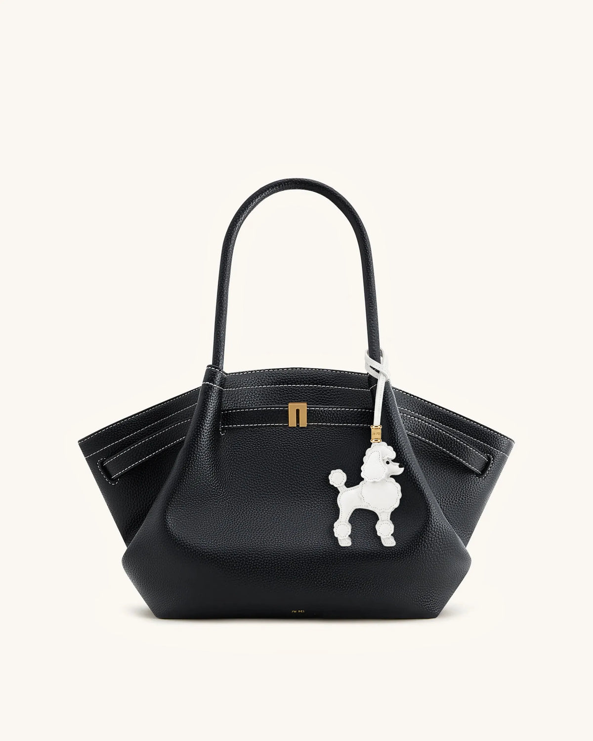 JW Pei White Women Poodle Bag Charm SKU: 7W108-2_White Image 03