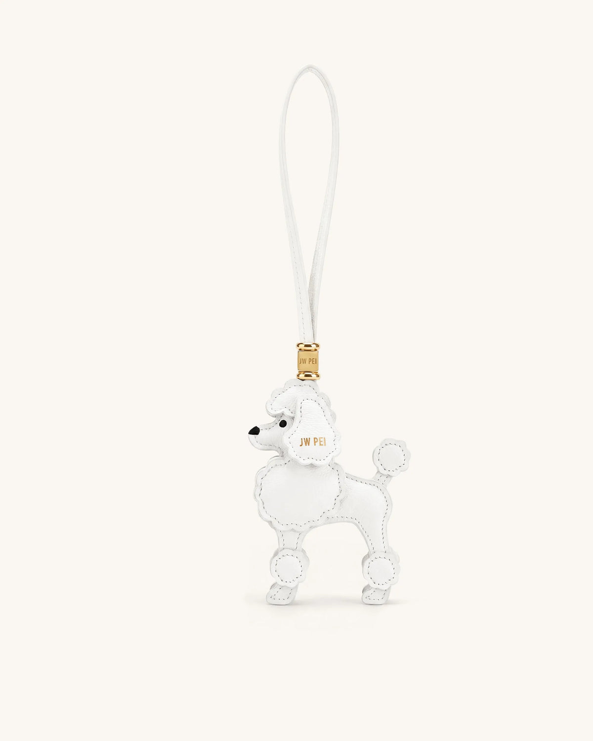 JW Pei White Women Poodle Bag Charm SKU: 7W108-2_White Image 05