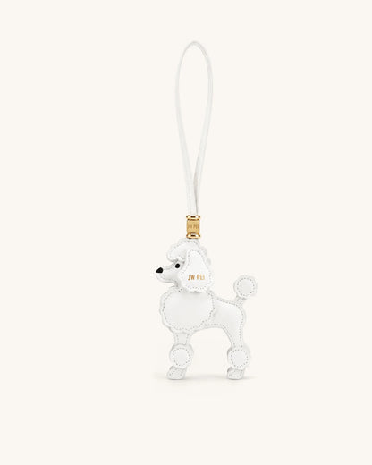 JW Pei White Women Poodle Bag Charm SKU: 7W108-2_White Image 05