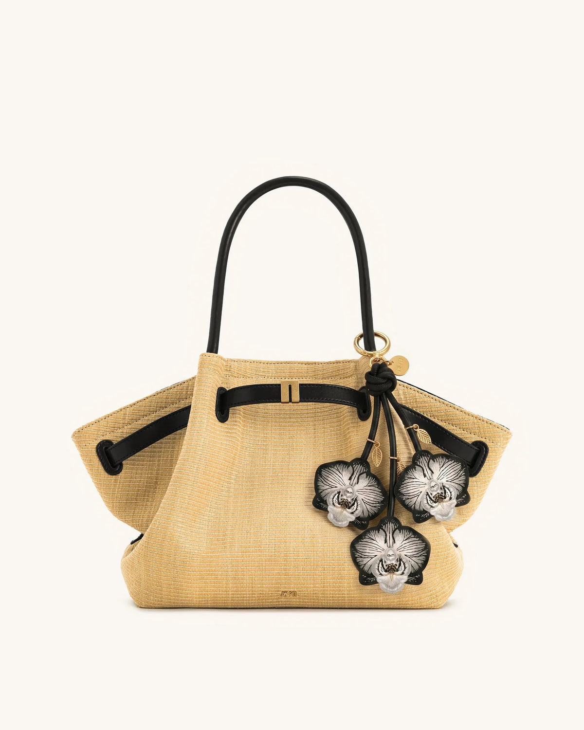 JW Pei Black Women Orchid Bag Charm SKU: 7W67-1_Black Image 03