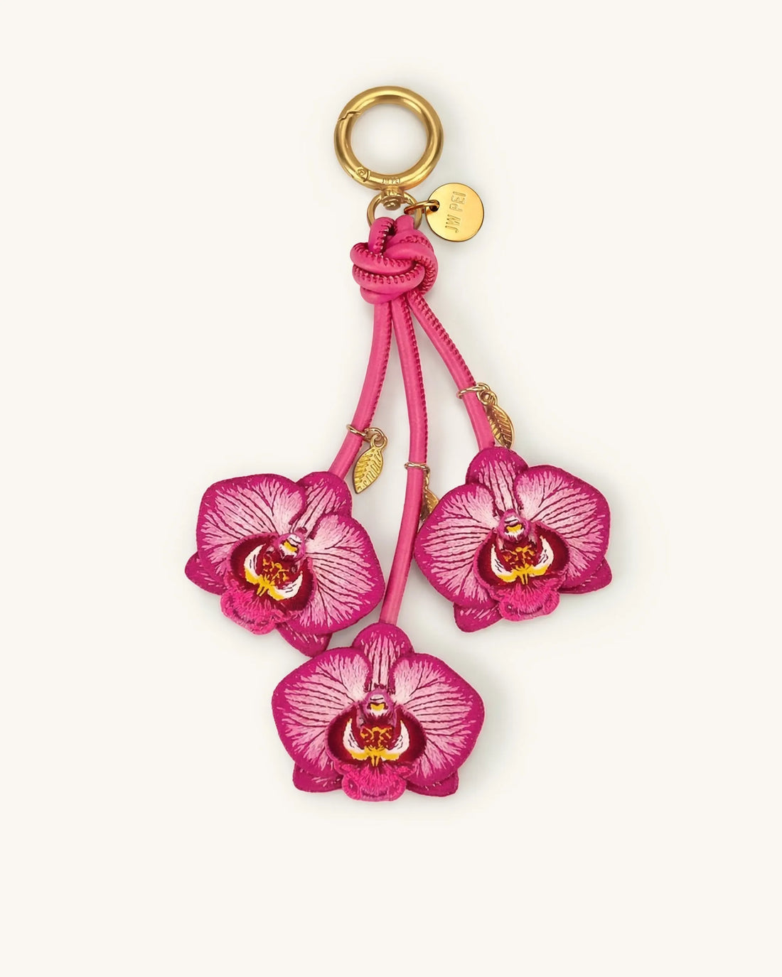 JW Pei Pink Women Orchid Bag Charm SKU: 7W67-4_Pink Image 01