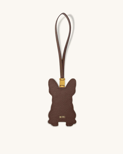 JW Pei  Brown  Women French Bulldog Bag Charm SKU: 7W94-3_Brown Image 04