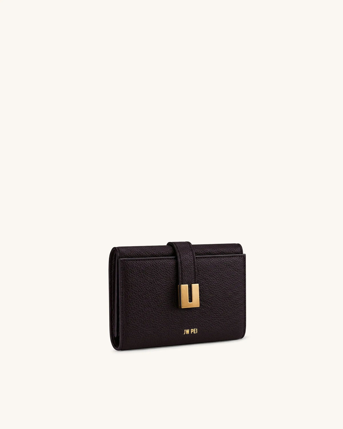 JW Pei Dark Brown Women Hana Hardware Wallet SKU: 7X603X001-3_Dark Brown Image 02