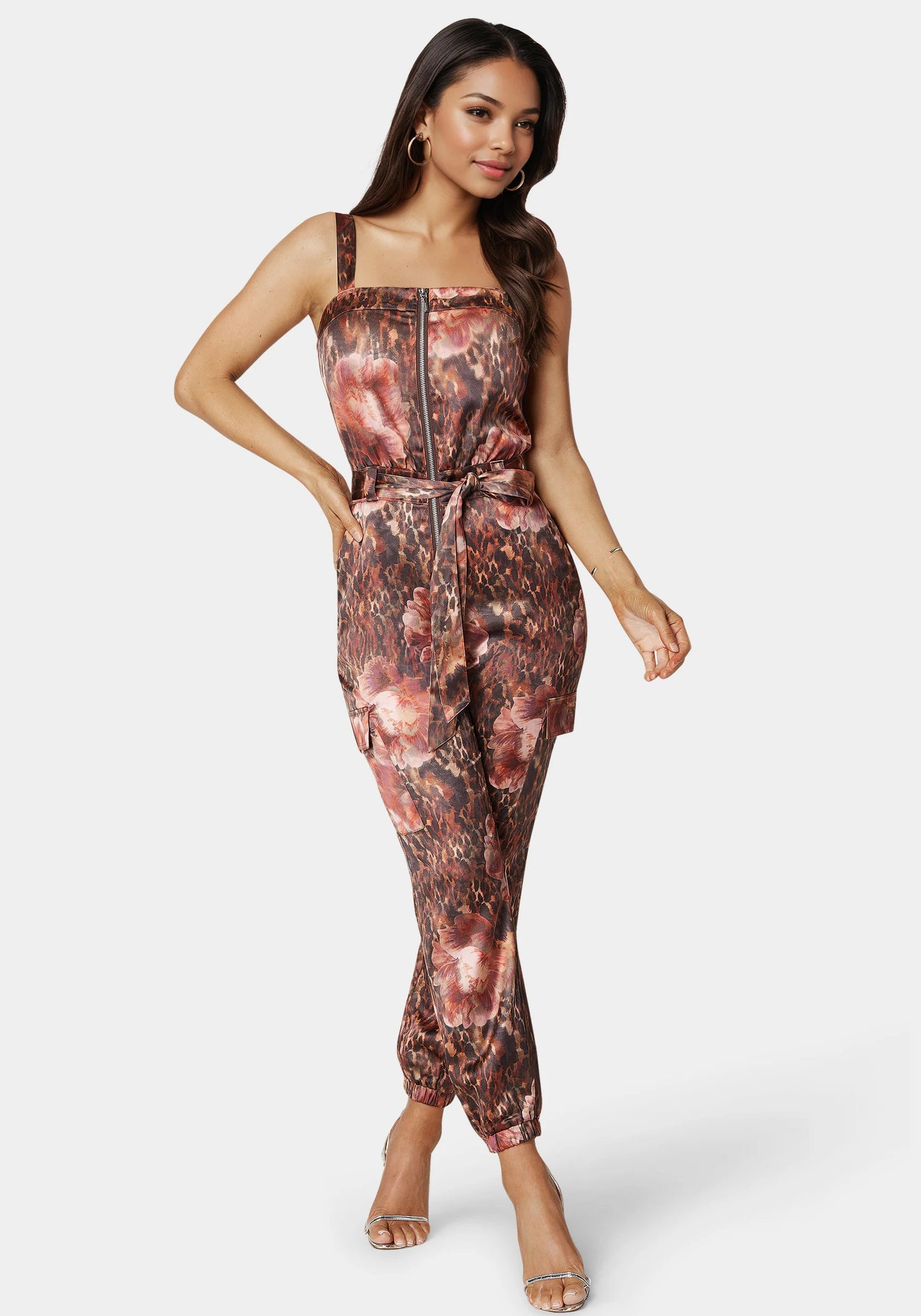 Bebe_Zip Front Jogger Jumpsuit_7swg0162be_Blooming Cheetah Print_01