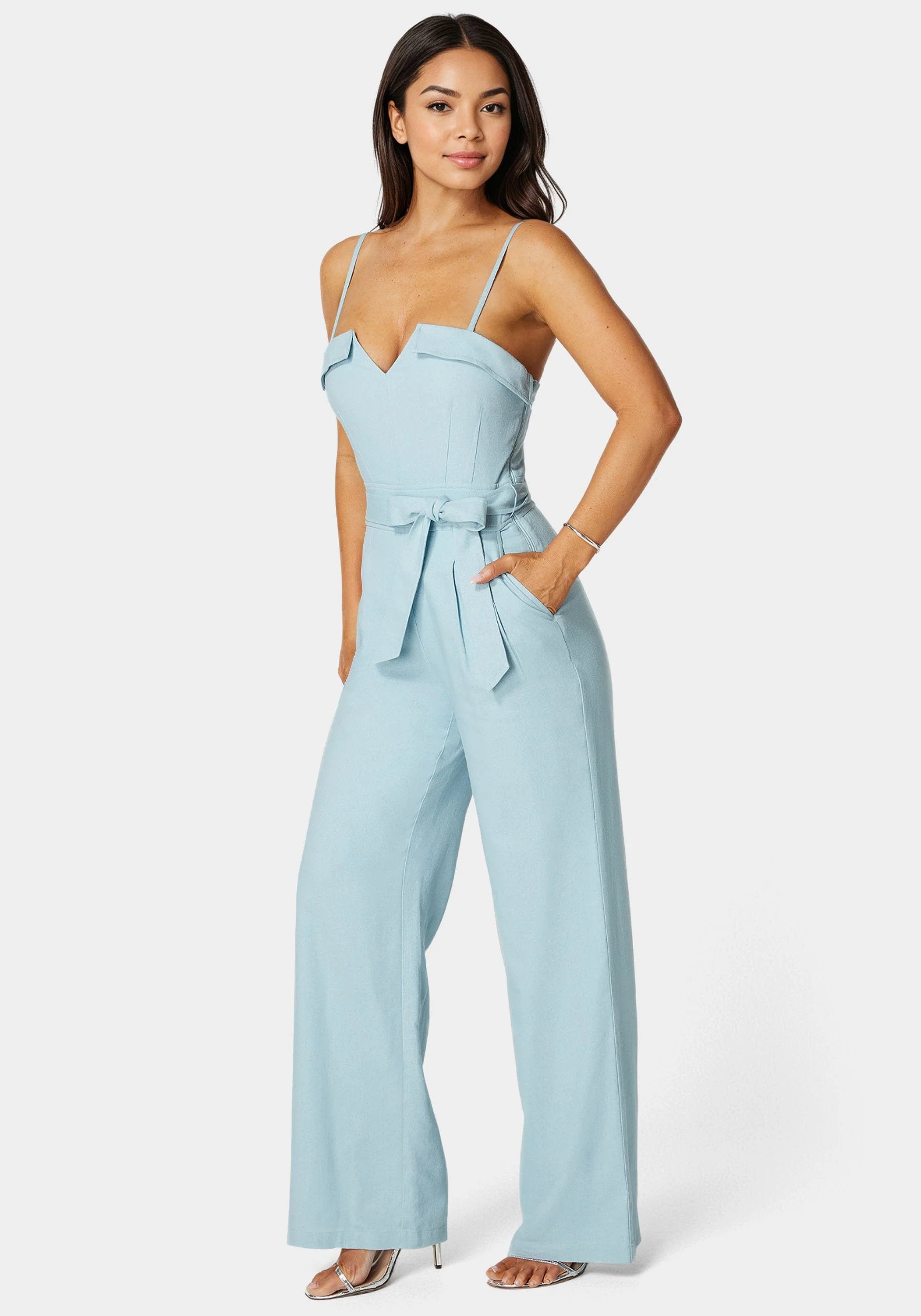 Bebe_Linen Belted Palazzo Leg Jumpsuit_7swg0166be_Ipanema_02