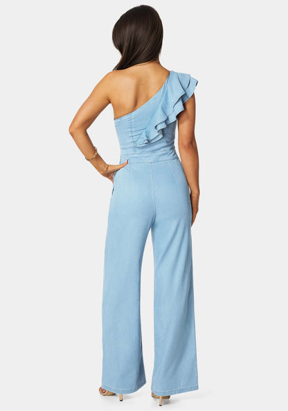 Bebe_Tencel One Shoulder Palazzo Leg Jumpsuit_7swg0168be_Light Blue Wash_03