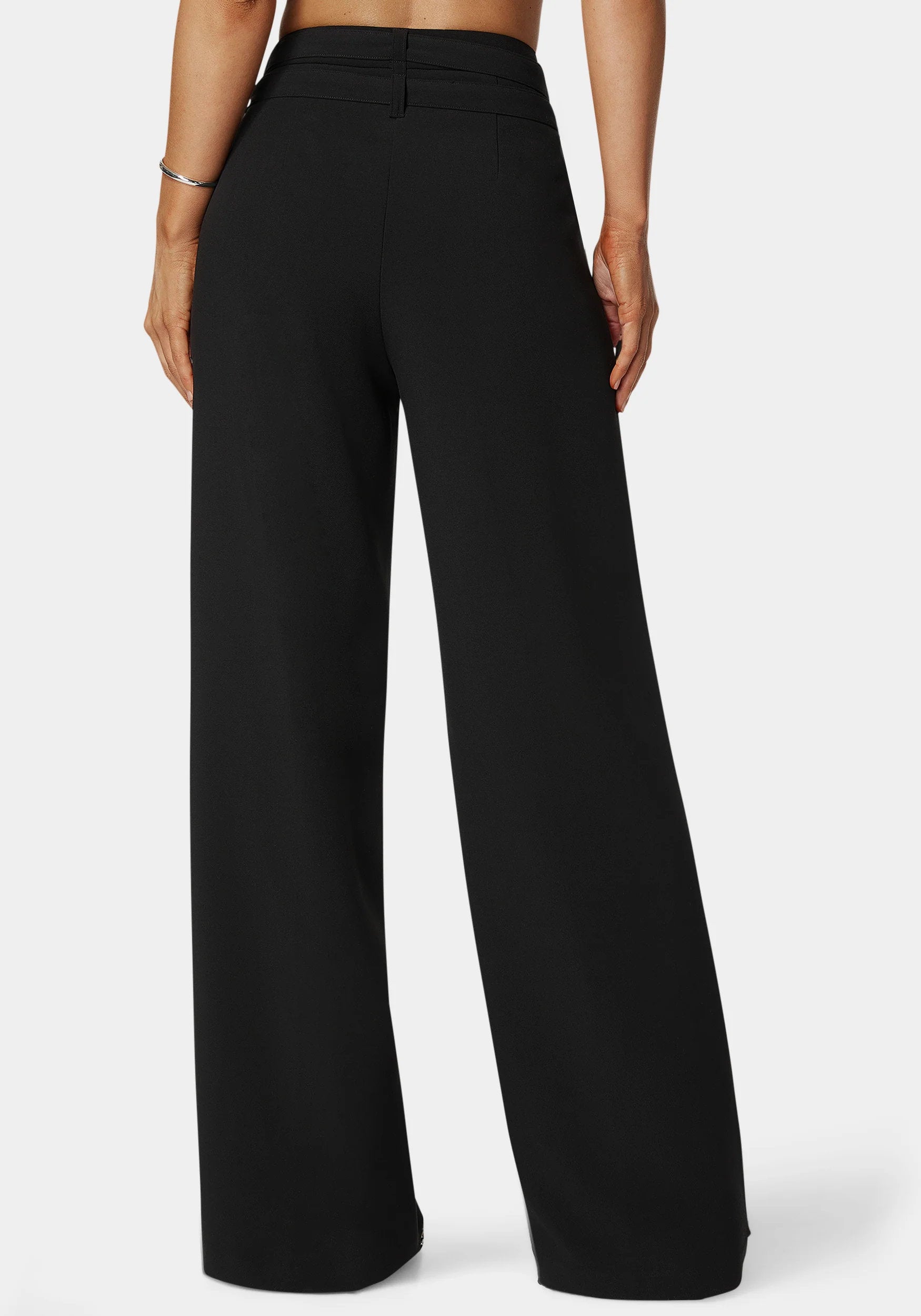 Bebe_High Waist Double Belted Palazzo Pant_7swp0348be_Black_03
