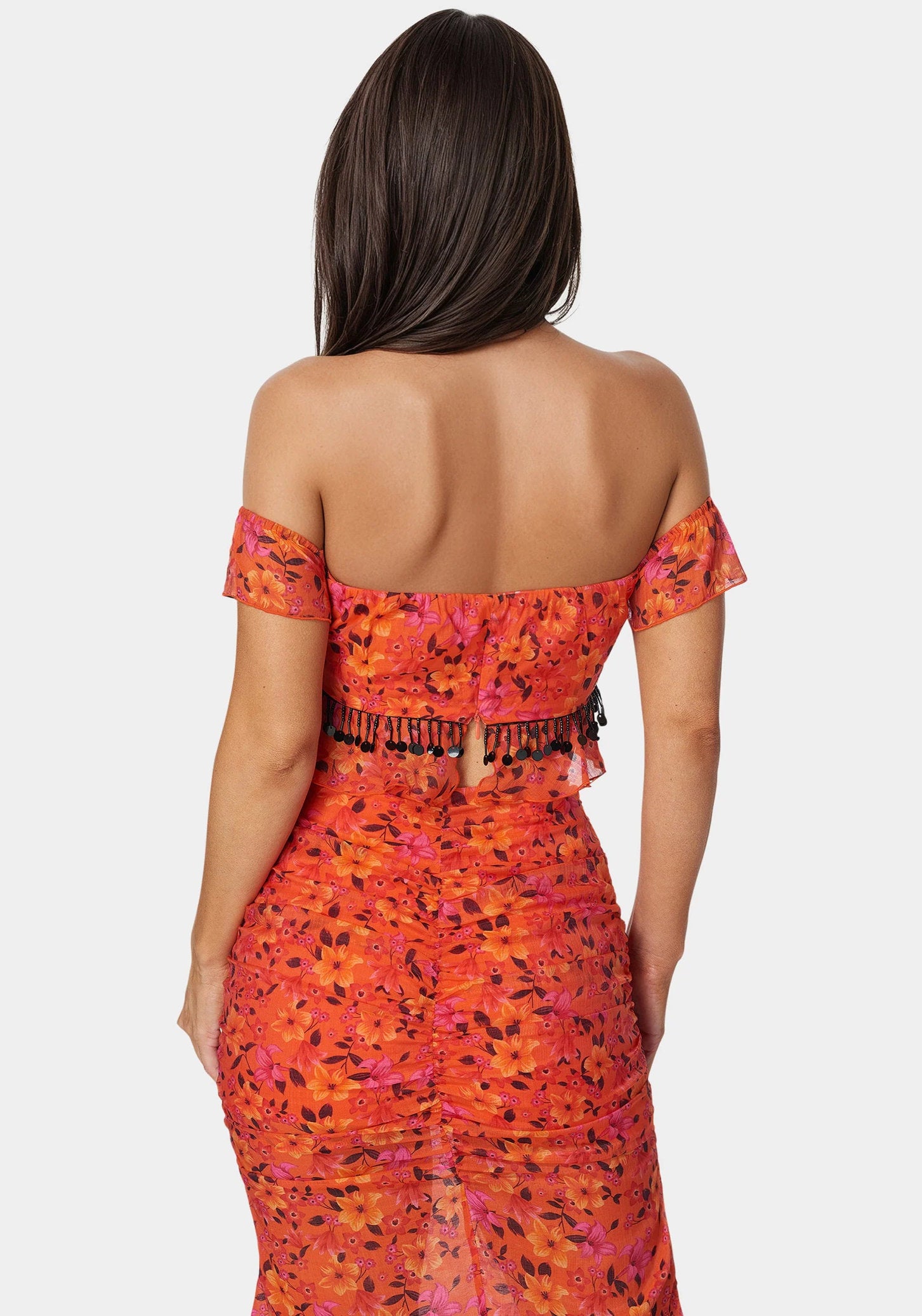 Bebe_Ruffle Fringe Top_7swt0393be_Vibrant Desert Flowers Print_04