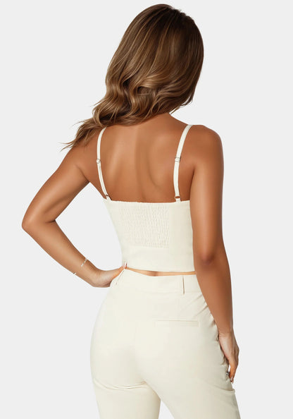 Bebe_Zipper Detail Corset Top_7swt0409be_Parchment_03