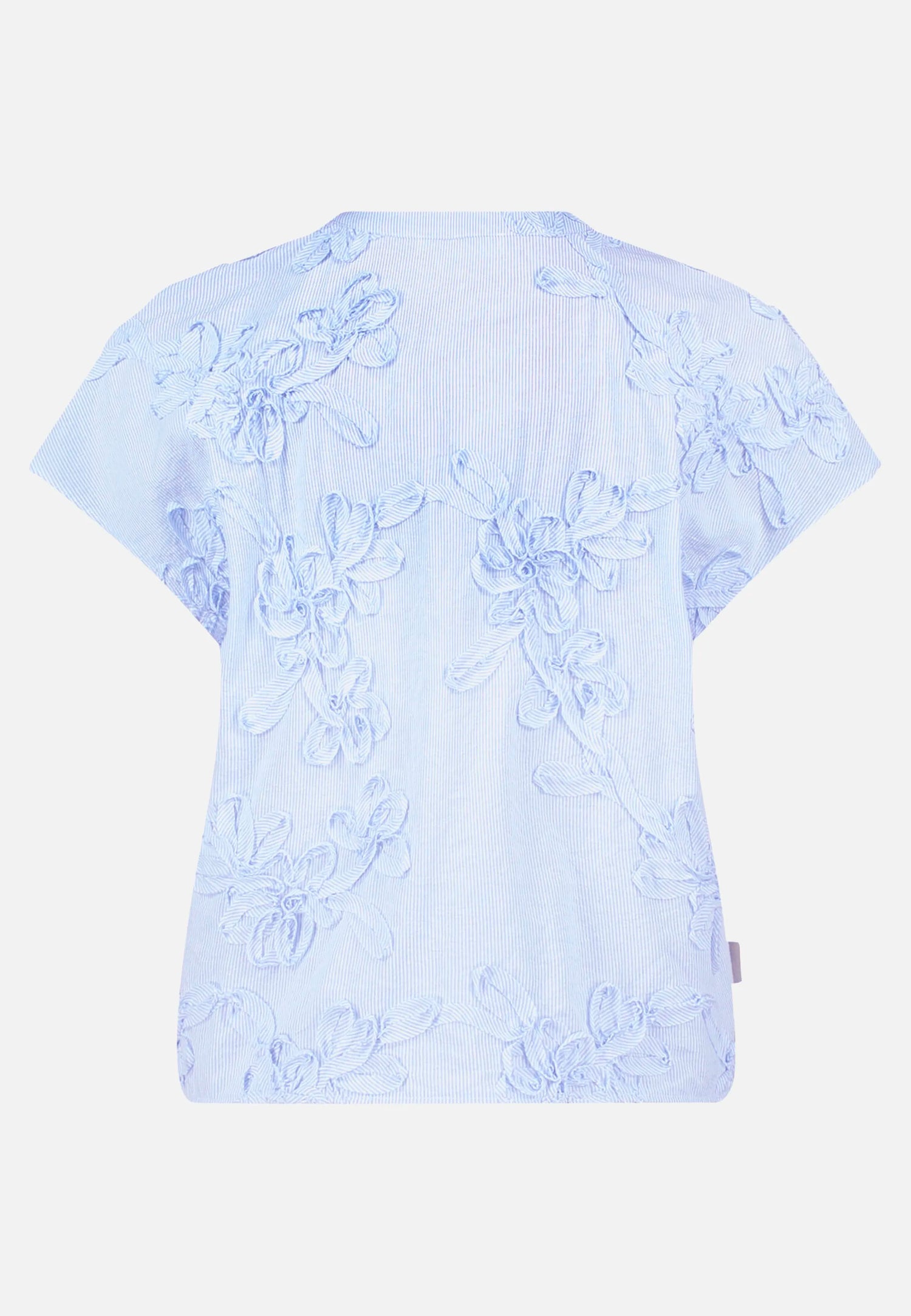 Betty Barclay White/Light Blue Women Shirt Blouse with Embroidery SKU: 8004-3367_1886 Image 05