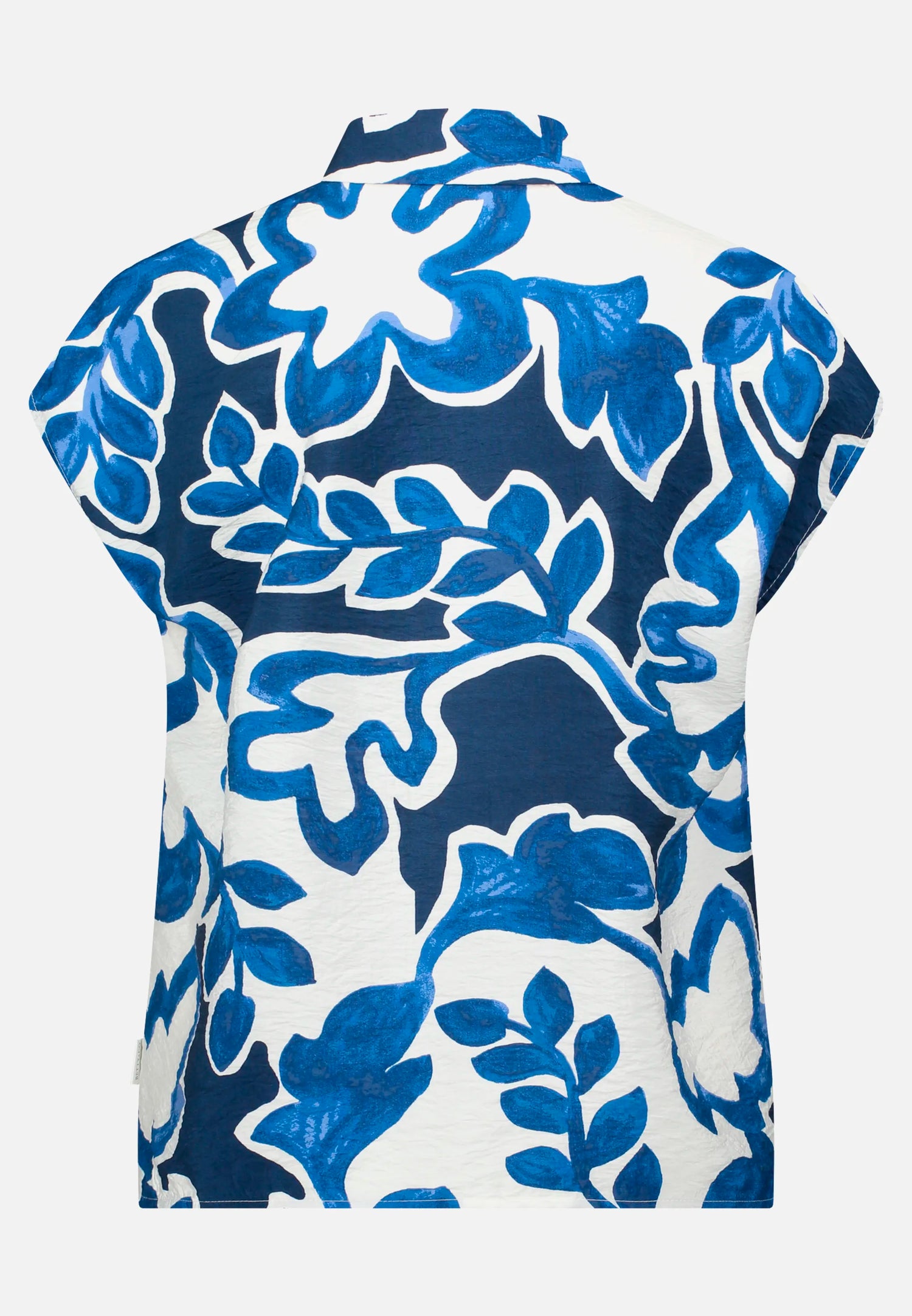 Betty Barclay Cream/Dark Blue Women Printed Shirt Blouse SKU: 8008-3369_1883 Image 05