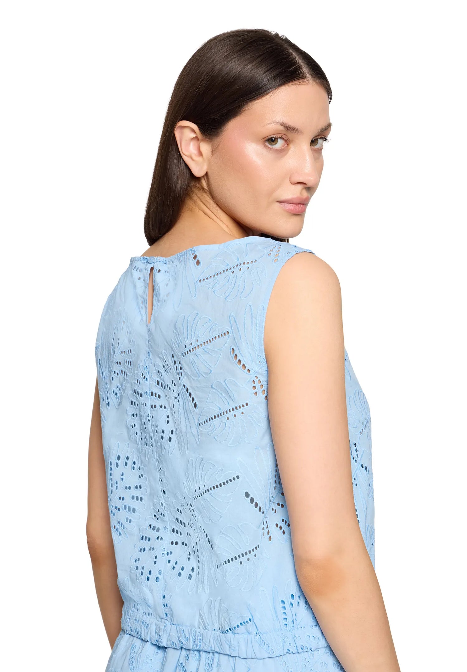Betty Barclay Blue Bell Women Blouse Short without Sleeve SKU: 8012-3356_8008 Image 07