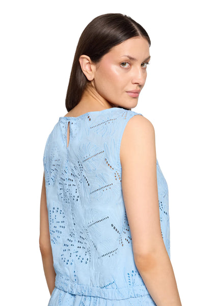Betty Barclay Blue Bell Women Blouse Short without Sleeve SKU: 8012-3356_8008 Image 07