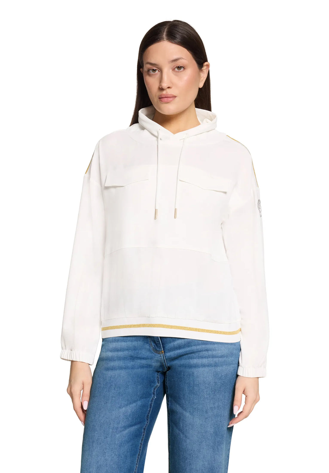 Betty Barclay Offwhite Women Overblouse 1/1 Sleeve SKU: 8017-1759_1014 Image 01