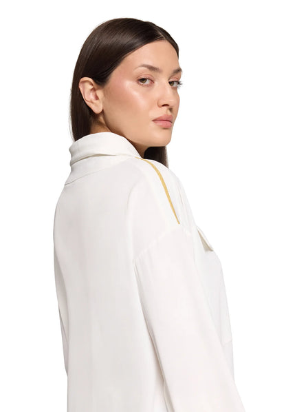 Betty Barclay Offwhite Women Overblouse 1/1 Sleeve SKU: 8017-1759_1014 Image 05