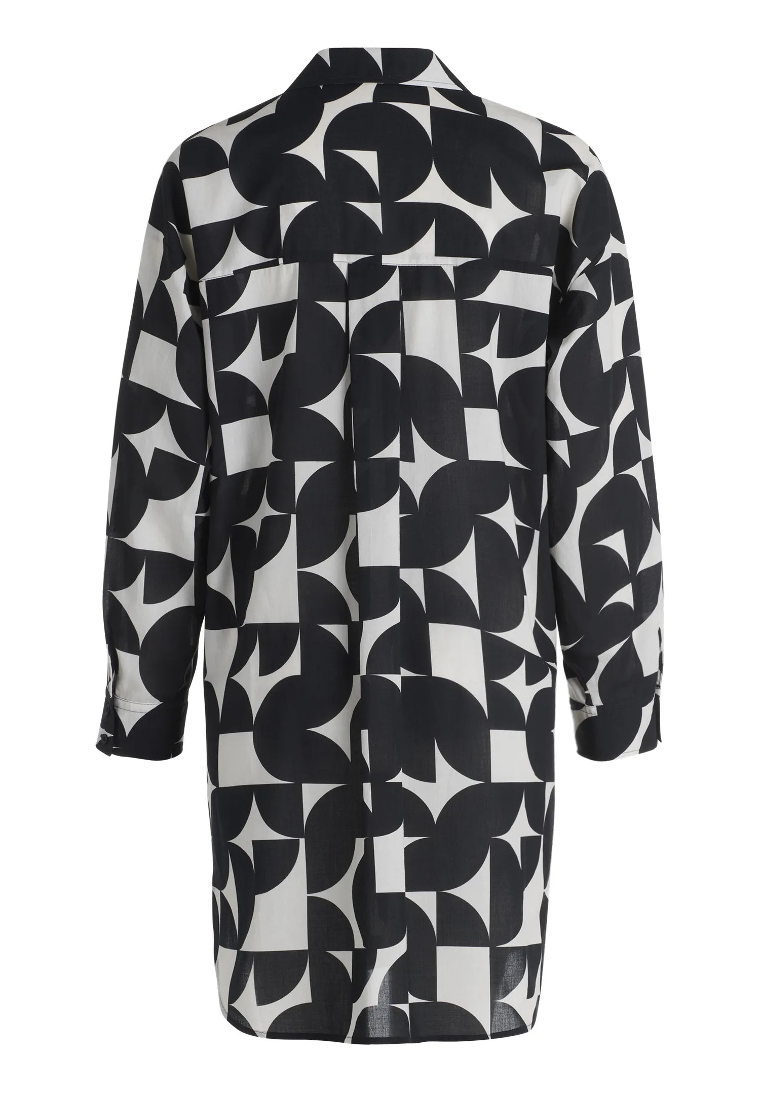 Betty Barclay Black/Cream Women Blouse Long 1/1 Sleeve SKU: 8017-3368_9812 Image 04