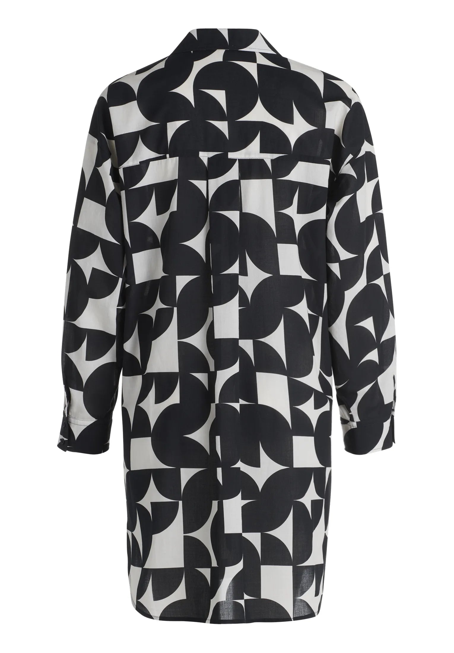 Betty Barclay Black/Cream Women Blouse Long 1/1 Sleeve SKU: 8017-3368_9812 Image 04