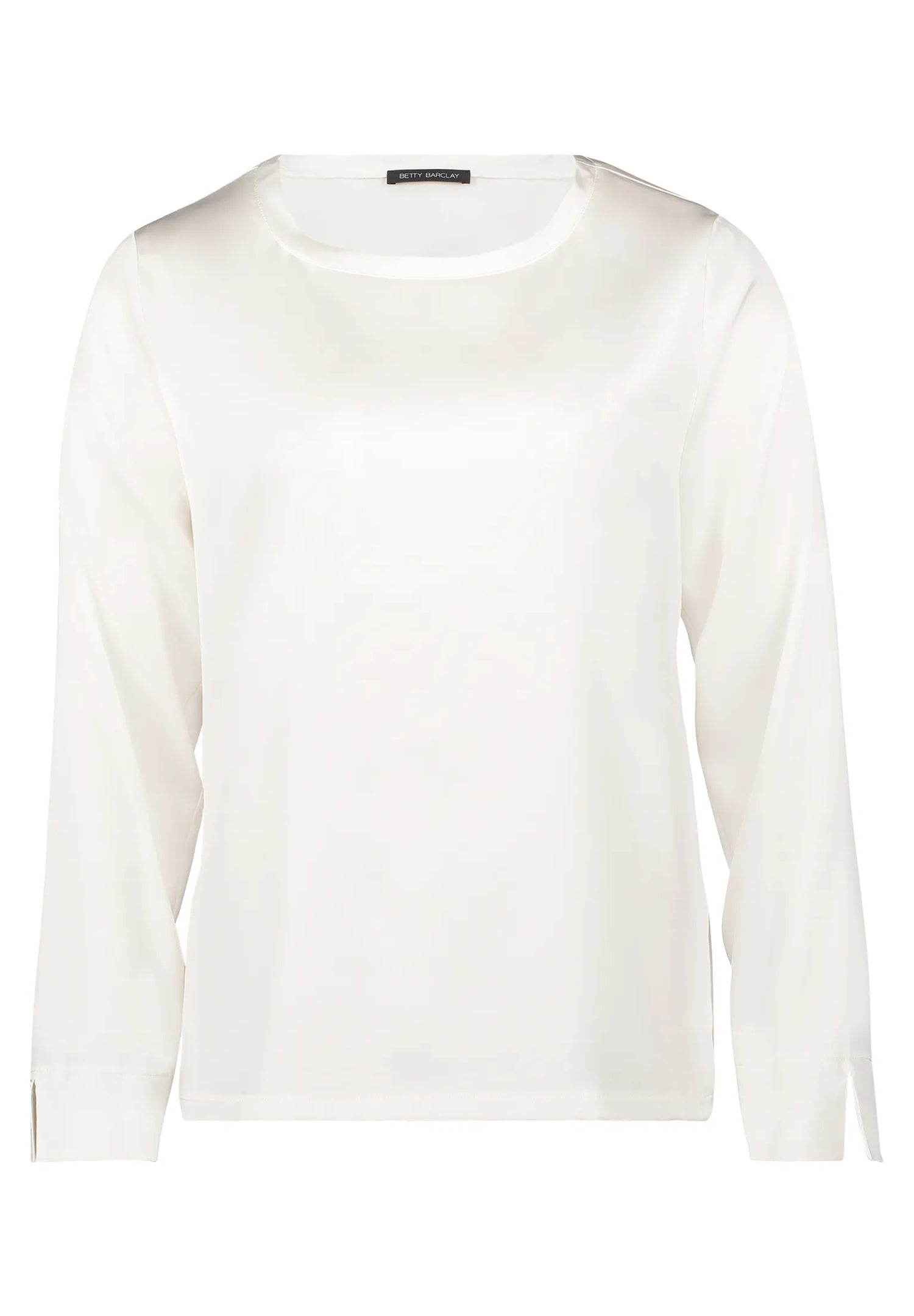 Betty Barclay Offwhite Women Slip-On Blouse with Boat Neckline SKU: 8018-1849_1014 Image 06