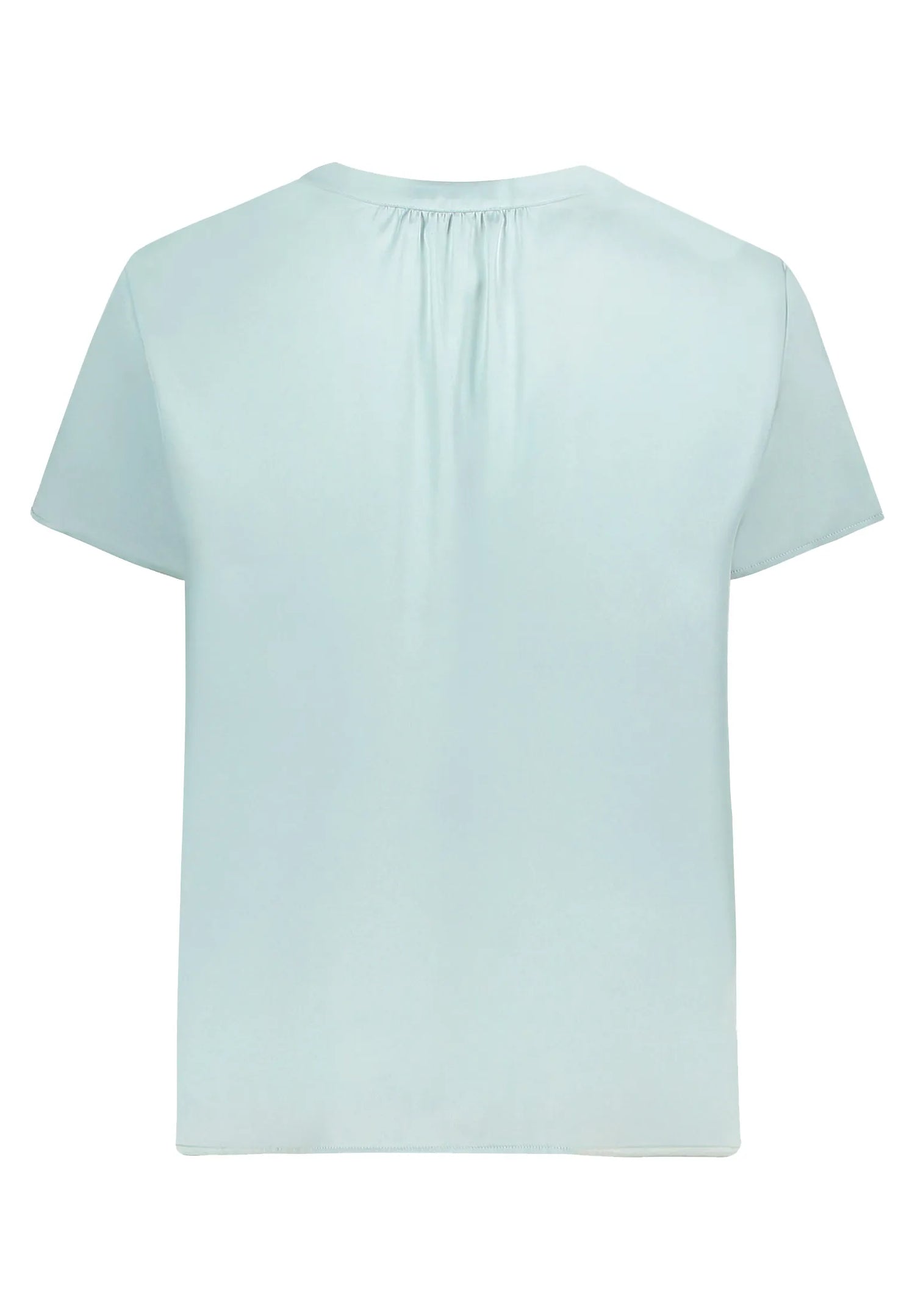 Betty Barclay Gray Mist Women Short-Sleeved Satin Blouse SKU: 8020-1849_8270 Image 04