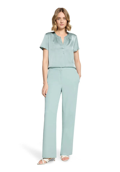 Betty Barclay Gray Mist Women Short-Sleeved Satin Blouse SKU: 8020-1849_8270 Image 06