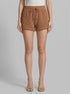 La Vie en Rose Mocha Mousse Women Crochet Swim Shorts SKU: 80200092_20116 Image 00