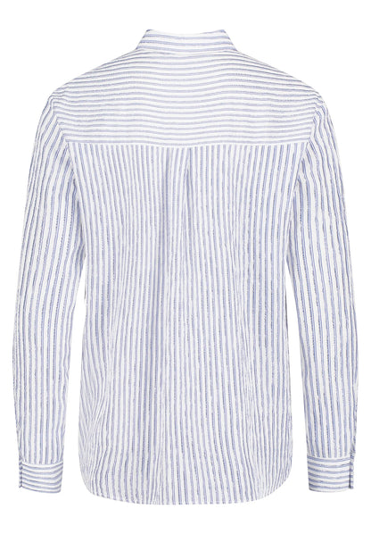 Betty Barclay White/Blue Women Blouse Long 1/1 Sleeve SKU: 8024-1856_1880 Image 04