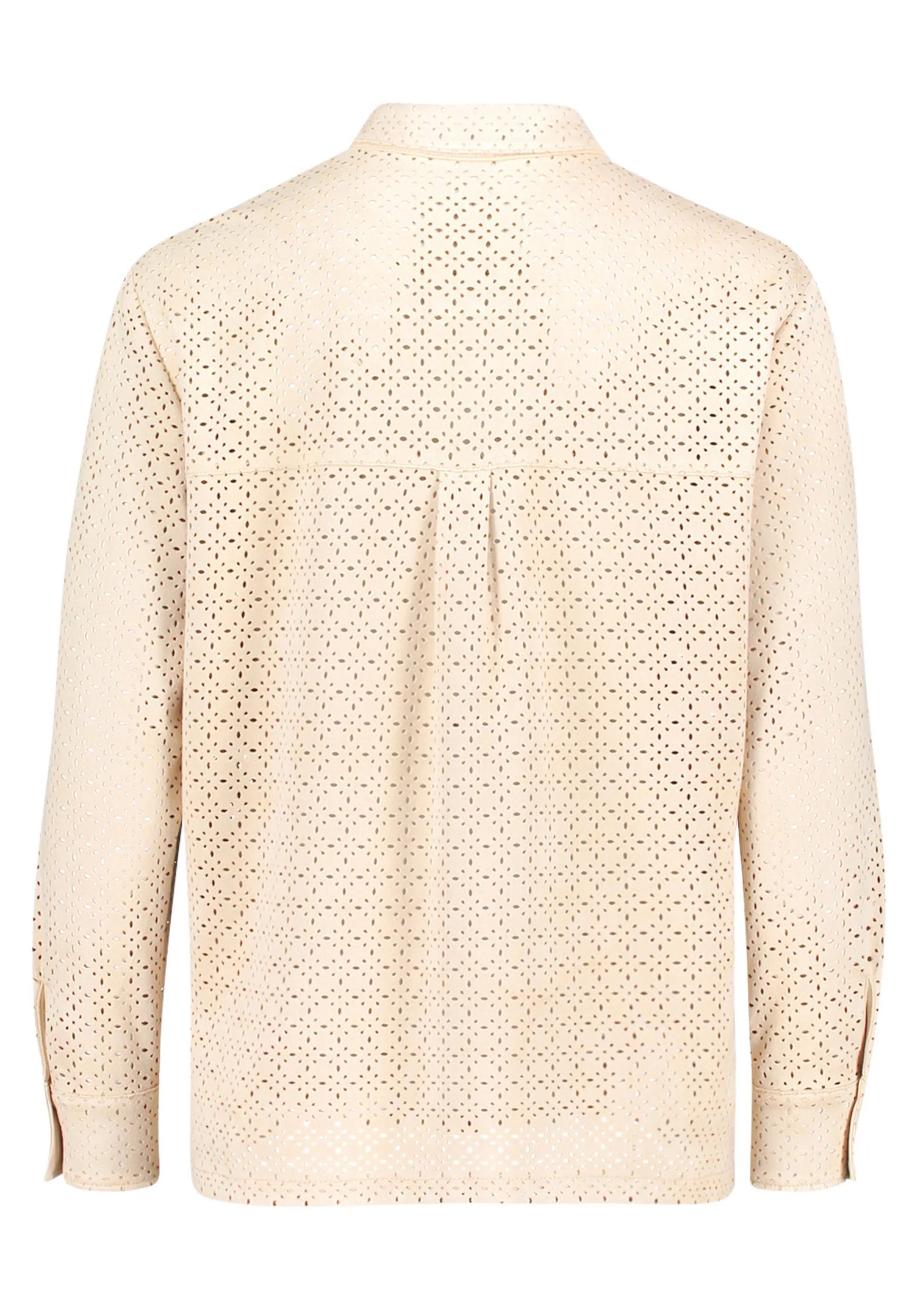 Betty Barclay Classic Beige Women Shirt Blouse with Button Placket SKU: 8026-1835_7234 Image 07