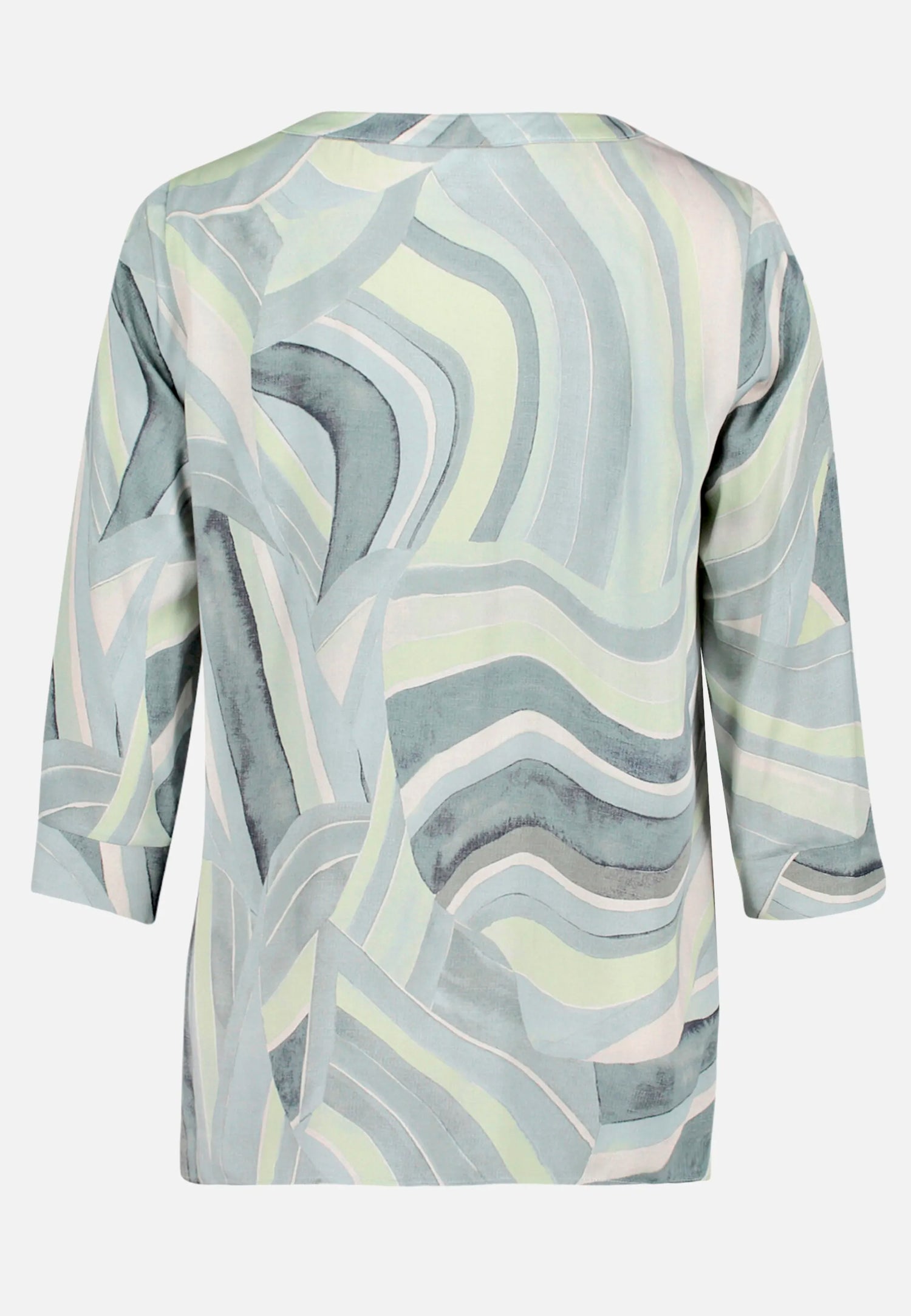 Betty Barclay Mint/Green Women Patterned Slip-On Blouse SKU: 8027-1859_5806 Image 05