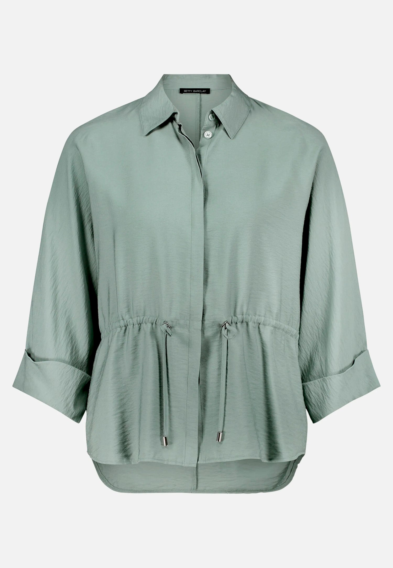 Betty Barclay Chinois Green Women Blouse Jacket with Drawstring SKU: 8031-1836_9194 Image 04