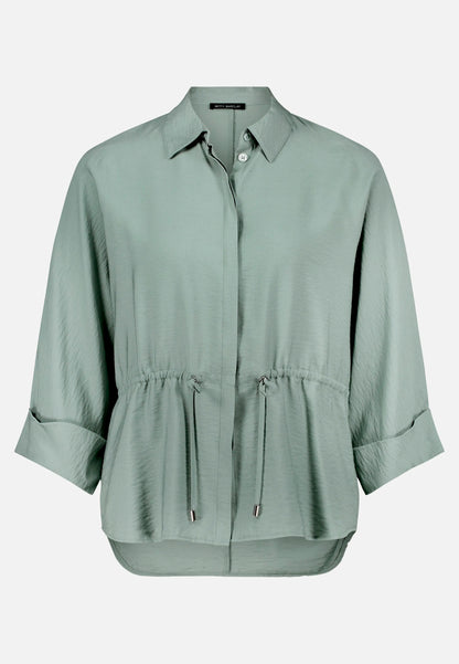 Betty Barclay Chinois Green Women Blouse Jacket with Drawstring SKU: 8031-1836_9194 Image 04