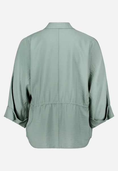 Betty Barclay Chinois Green Women Blouse Jacket with Drawstring SKU: 8031-1836_9194 Image 05