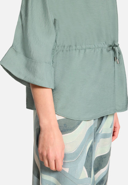 Betty Barclay Chinois Green Women Blouse Jacket with Drawstring SKU: 8031-1836_9194 Image 07