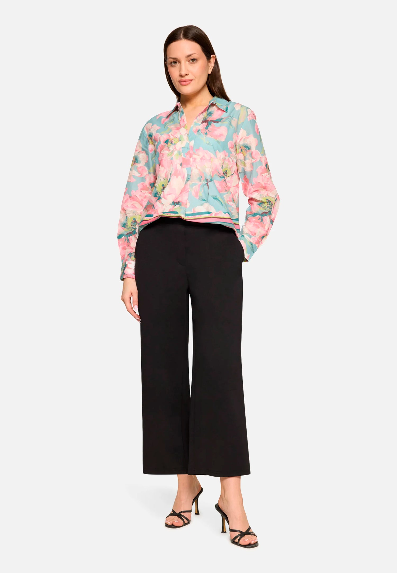 Betty Barclay Mint/Rose Women Long-Sleeved Blouse SKU: 8032-1850_5802 Image 02