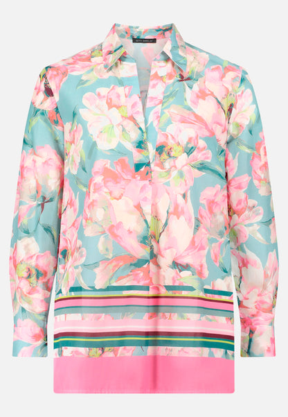 Betty Barclay Mint/Rose Women Long-Sleeved Blouse SKU: 8032-1850_5802 Image 04