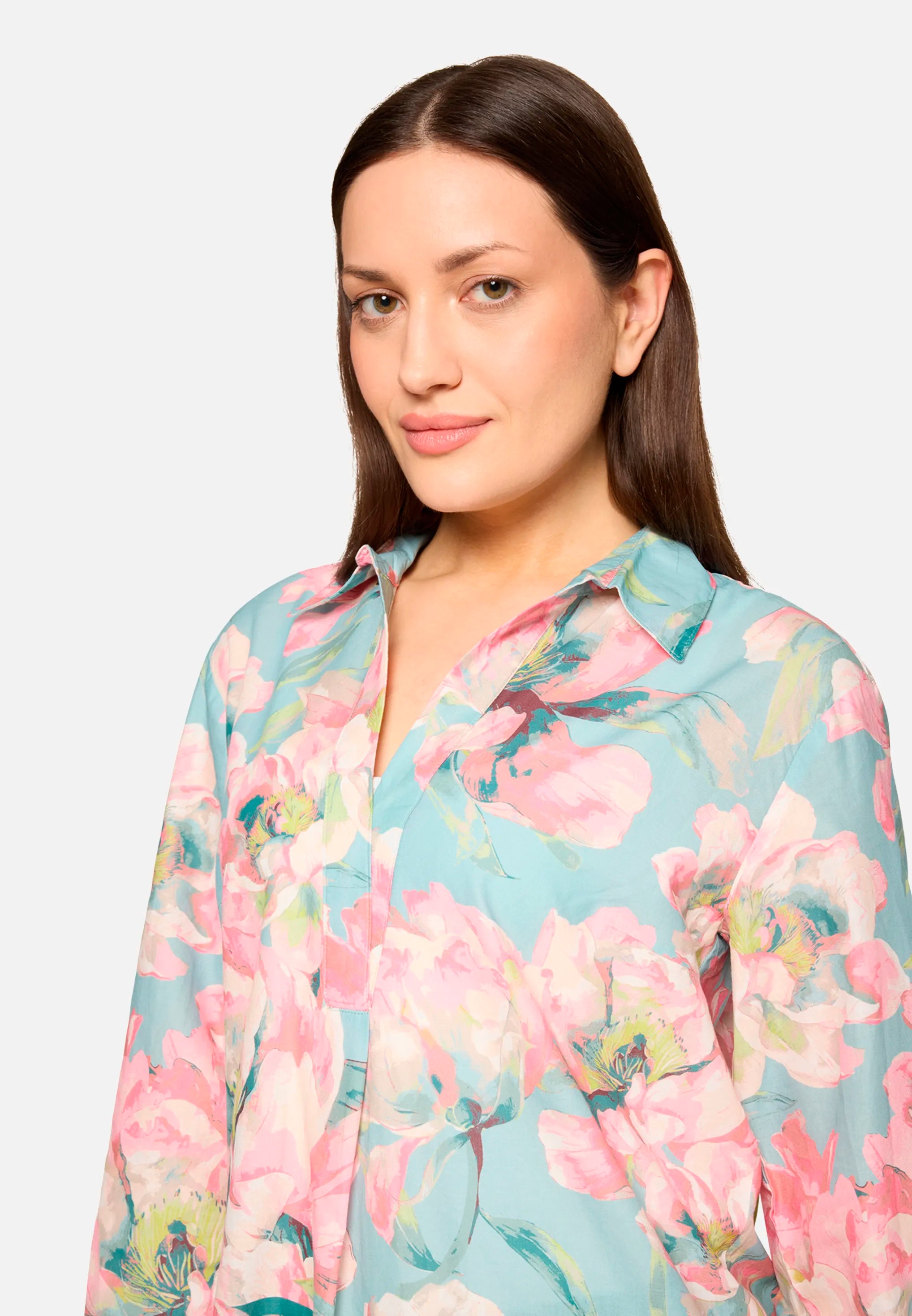 Betty Barclay Mint/Rose Women Long-Sleeved Blouse SKU: 8032-1850_5802 Image 06