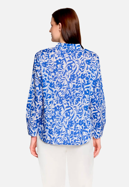 Betty Barclay Cream/Blue Women Long-Sleeved Blouse SKU: 8046-1909_1881 Image 03