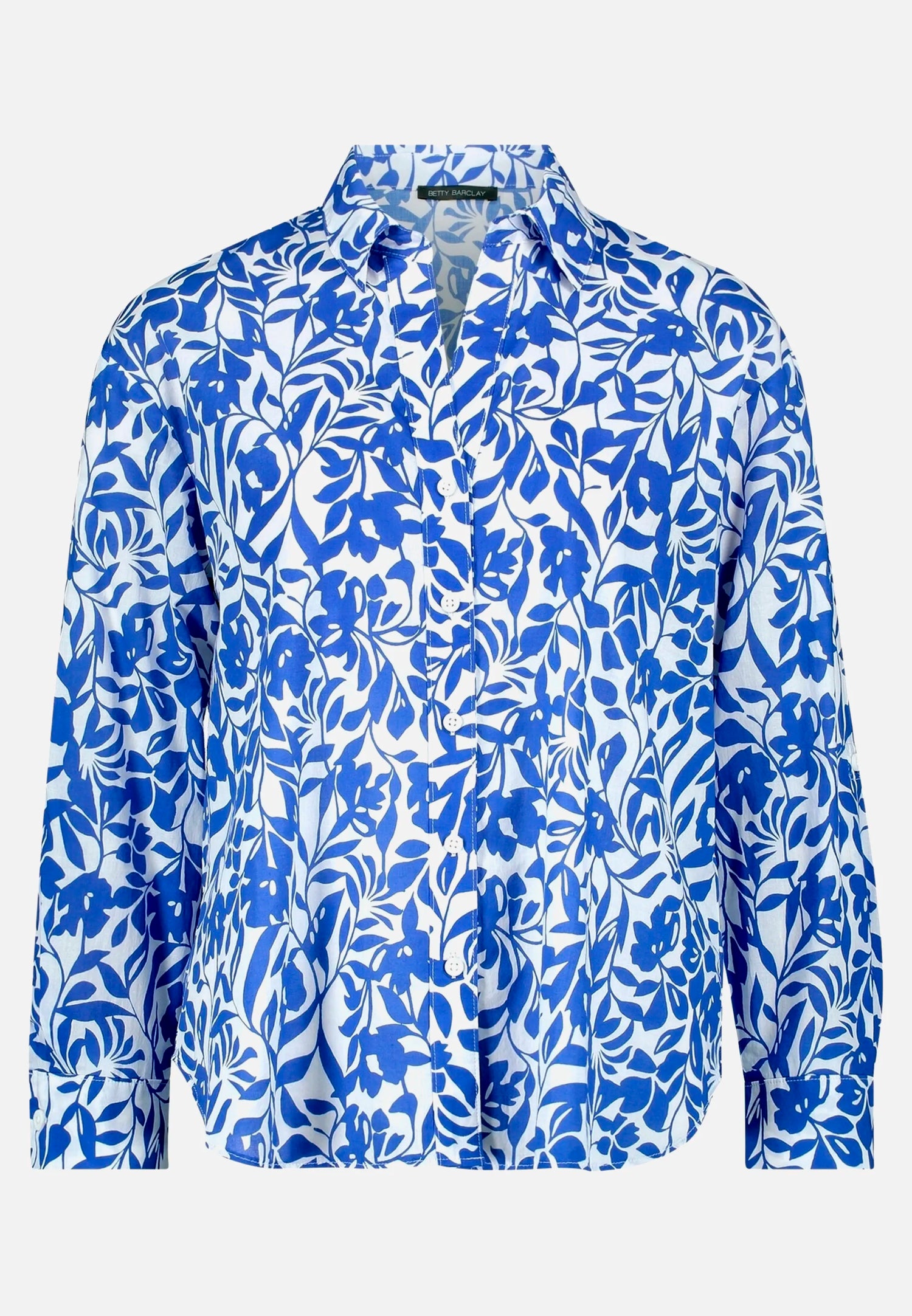Betty Barclay Cream/Blue Women Long-Sleeved Blouse SKU: 8046-1909_1881 Image 04
