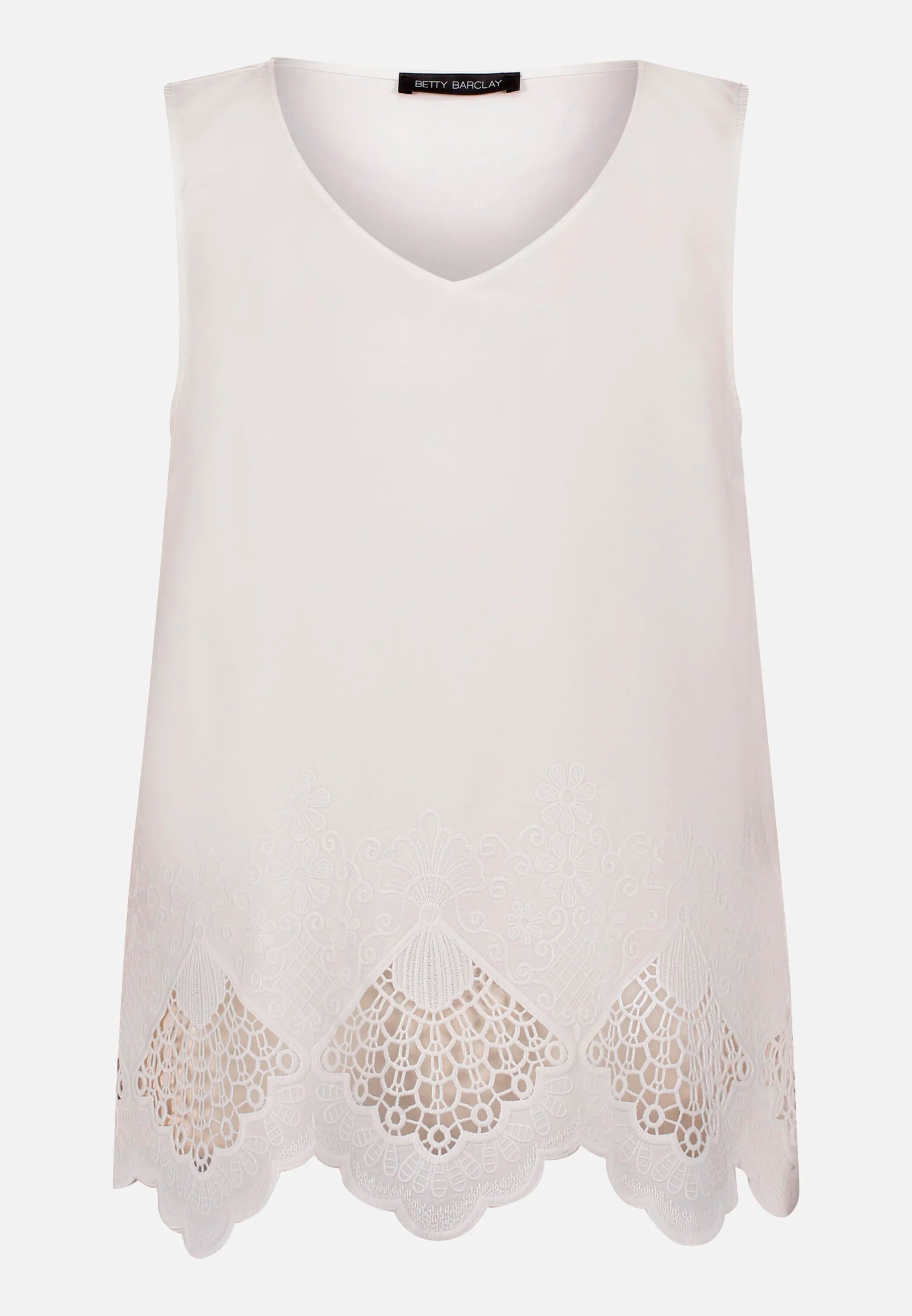 Betty Barclay Offwhite Women Blouse Top with Embroidery SKU: 8055-1934_1014 Image 04