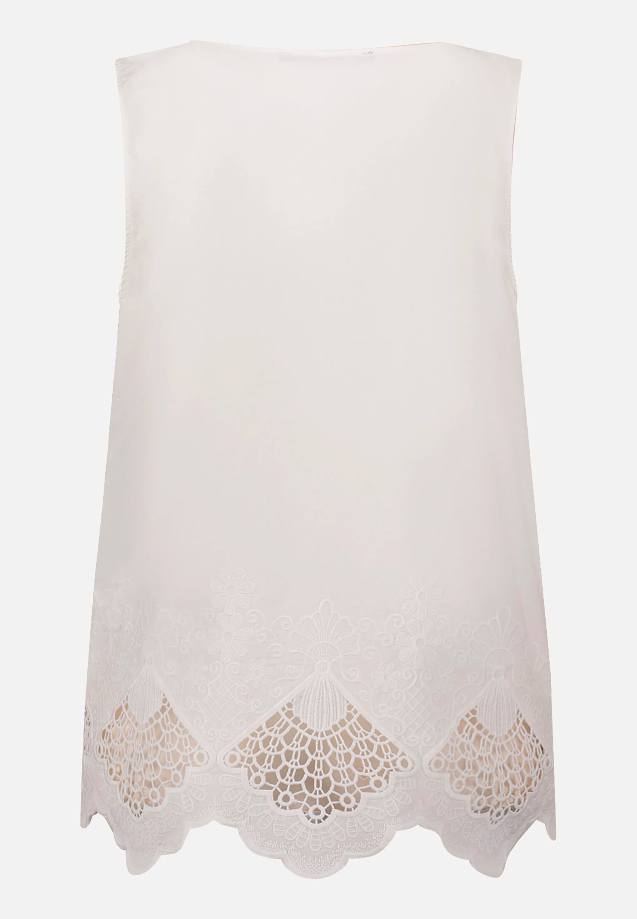 Betty Barclay Offwhite Women Blouse Top with Embroidery SKU: 8055-1934_1014 Image 05