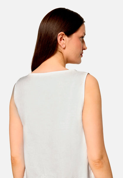 Betty Barclay Offwhite Women Blouse Top with Embroidery SKU: 8055-1934_1014 Image 07