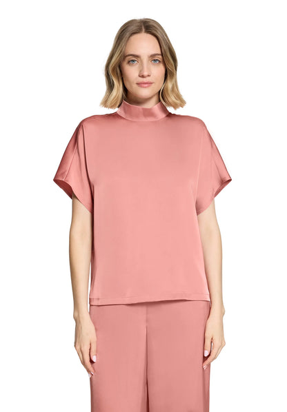 Betty Barclay Light Mahogany Women Solid Color Slip-On Blouse SKU: 8111-1196_4688 Image 01